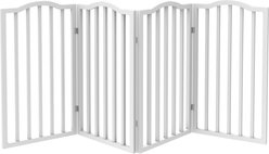 Pet Adobe 4-Panel Indoor Foldable Dog Gate, White slide 2 of 4