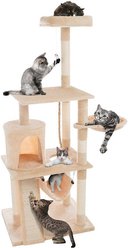 Pet Adobe 4-Tier 61.5-in Cat Tree & Condo