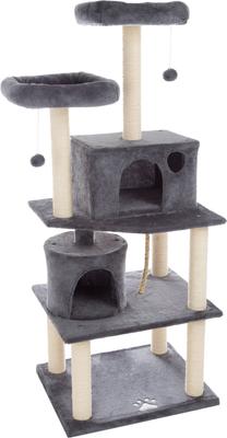 Show full view: Pet Adobe 5-Tier 58.5-in Cat Tree & Condo slide 7 of 8