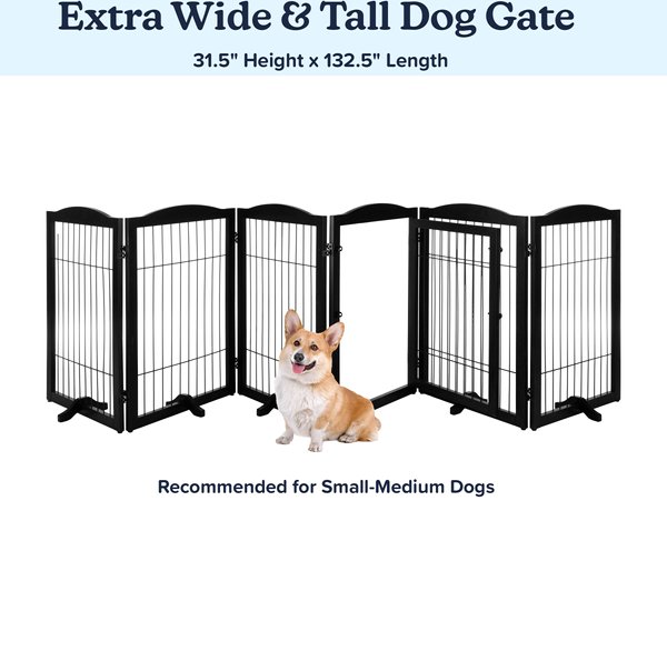 Pet Adobe 6-Panel Foldable Dog & Cat Gate