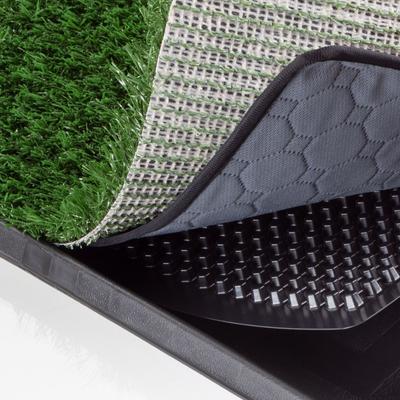 Show full view: Pet Adobe Artificial Grass Potty Trainer Dog Mat, Large, 4-Layer slide 4 of 8