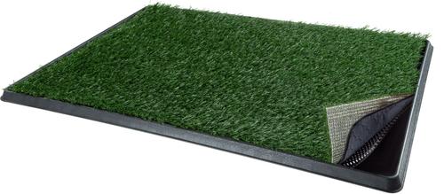 Show full view: Pet Adobe Artificial Grass Potty Trainer Dog Mat, Large, 4-Layer slide 5 of 8