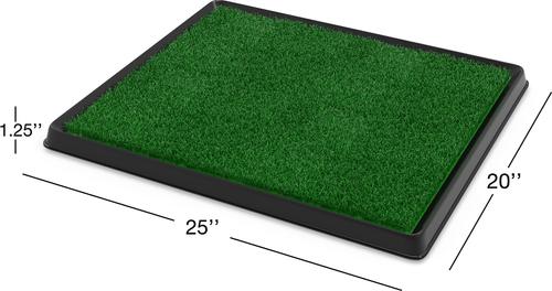 Show full view: Pet Adobe Artificial Grass Potty Trainer Dog Mat, Medium, 3-Layer slide 2 of 7