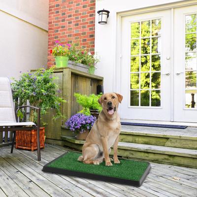 Show full view: Pet Adobe Artificial Grass Potty Trainer Dog Mat, Medium, 3-Layer slide 5 of 7