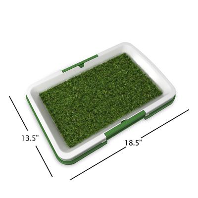 Show full view: Pet Adobe Artificial Grass Potty Trainer Dog Mat, X-Small, 3-Layer slide 2 of 7