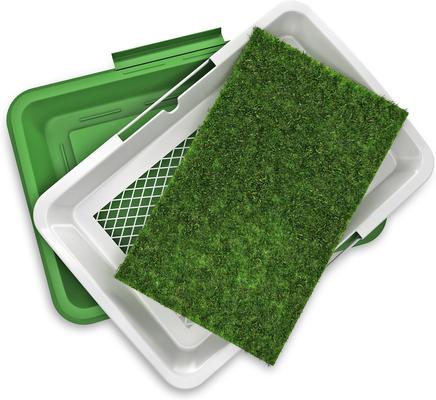 Show full view: Pet Adobe Artificial Grass Potty Trainer Dog Mat, X-Small, 3-Layer slide 3 of 7
