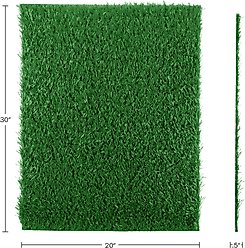 Pet Adobe Artificial Grass Replacement Dog Mat, 3 count, Large slide 2 of 5