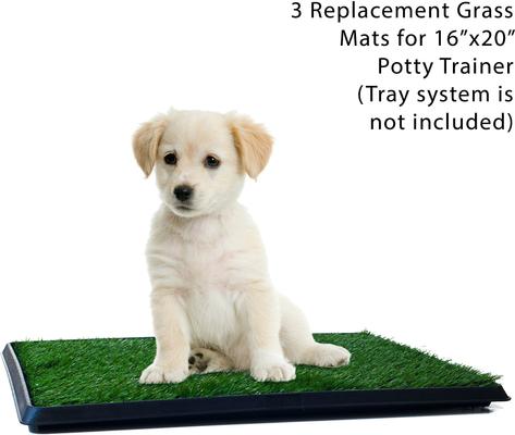 Show full view: Pet Adobe Artificial Grass Replacement Dog Mat, 3 count, Small slide 4 of 6