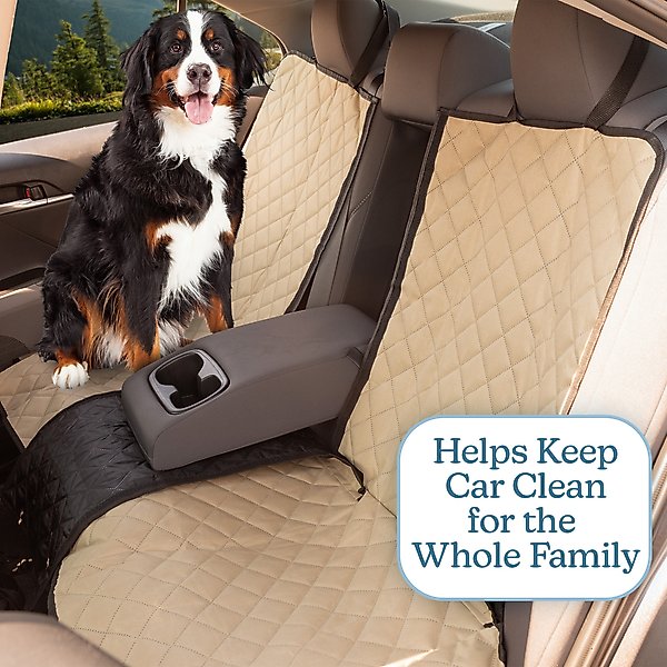 Show full view: Pet Adobe Back Seat Dog & Cat Car Seat Cover, Beige slide 4 of 7