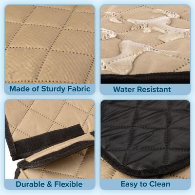 Show full view: Pet Adobe Back Seat Dog & Cat Car Seat Cover, Beige slide 3 of 7