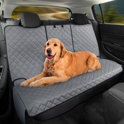 Pet Adobe Back Seat Dog & Cat Car Seat Cover, Gray
