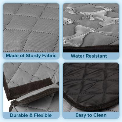 Show full view: Pet Adobe Back Seat Dog & Cat Car Seat Cover, Gray slide 3 of 7