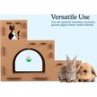 Show in main carousel: Pet Adobe Cardboard Indoor Cat House with Scratching Pads, Brown, 23.75 x 11.5 x 18-in slide 6 of 8