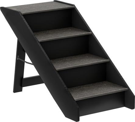 Show full view: Pet Adobe Carpeted Folding Dog & Cat Steps, Brown, 4 Step slide 7 of 7