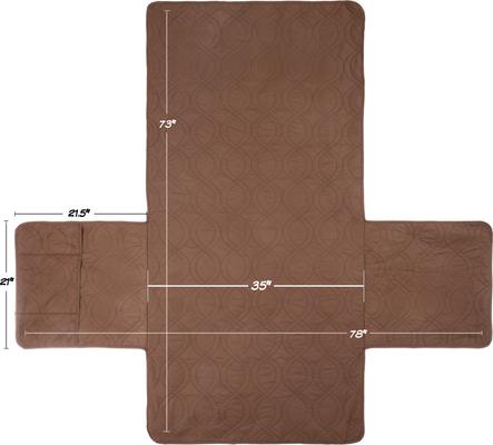 Show full view: Pet Adobe Chair Furniture Cover, Brown slide 2 of 7