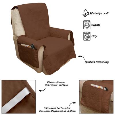 Show full view: Pet Adobe Chair Furniture Cover, Brown slide 3 of 7