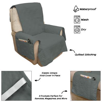 Show full view: Pet Adobe Chair Furniture Cover, Gray slide 3 of 8