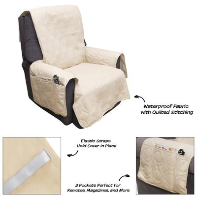 Show full view: Pet Adobe Chair Furniture Cover, Tan slide 2 of 7