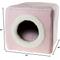 Show in main carousel: Pet Adobe Cozy Cave Covered Dog Bed, Pink slide 2 of 8