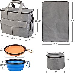 Pet Adobe Dog & Cat Travel Bag & Bowl slide 2 of 5