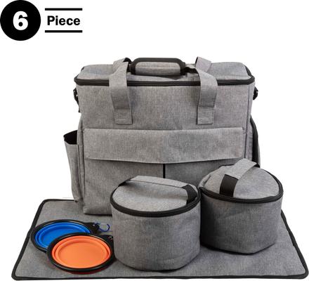 Show full view: Pet Adobe Dog & Cat Travel Bag & Bowl slide 2 of 6