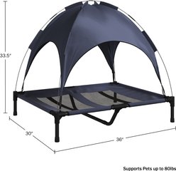 Pet Adobe Elevated Canopy Dog Bed, Large slide 2 of 9