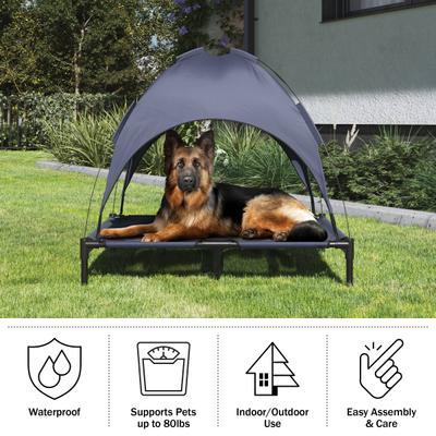 Show full view: Pet Adobe Elevated Canopy Dog Bed, Large slide 6 of 10