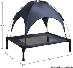 Pet Adobe Elevated Canopy Dog Bed, Medium slide 2 of 9