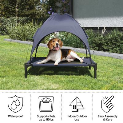 Show full view: Pet Adobe Elevated Canopy Dog Bed, Medium slide 6 of 10