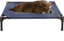 Pet Adobe Elevated Dog Bed, Blue, Medium