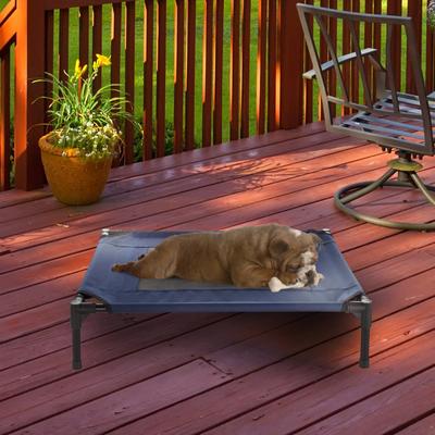 Show full view: Pet Adobe Elevated Dog Bed, Blue, Medium slide 6 of 8
