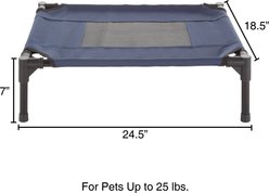 Pet Adobe Elevated Dog Bed, Blue, Small slide 2 of 8