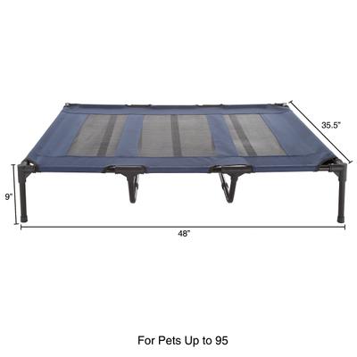 Show full view: Pet Adobe Elevated Dog Bed, Blue, X-Large slide 2 of 9