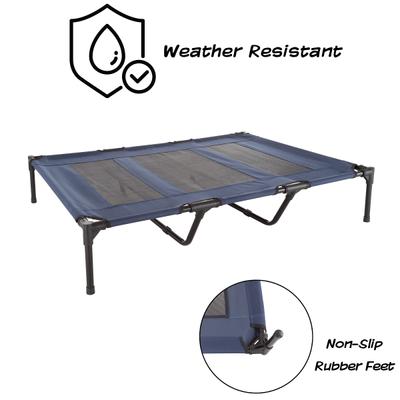Show full view: Pet Adobe Elevated Dog Bed, Blue, X-Large slide 3 of 9