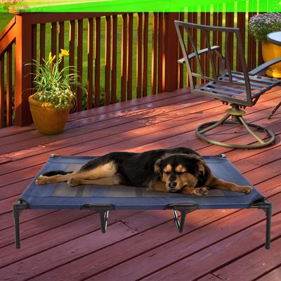 Show full view: Pet Adobe Elevated Dog Bed, Blue, X-Large slide 7 of 9