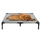 Pet Adobe Elevated Dog Bed, Gray, Large
