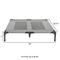 Show in main carousel: Pet Adobe Elevated Dog Bed, Gray, Large slide 2 of 9