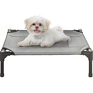 Pet Adobe Elevated Dog Bed, Gray, Small