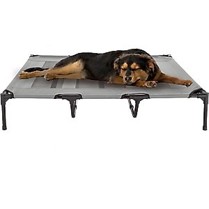 Pet Adobe Elevated Dog Bed, Gray, X-Large