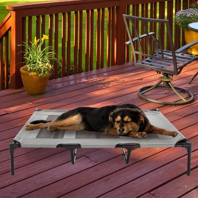Show full view: Pet Adobe Elevated Dog Bed, Gray, X-Large slide 7 of 9