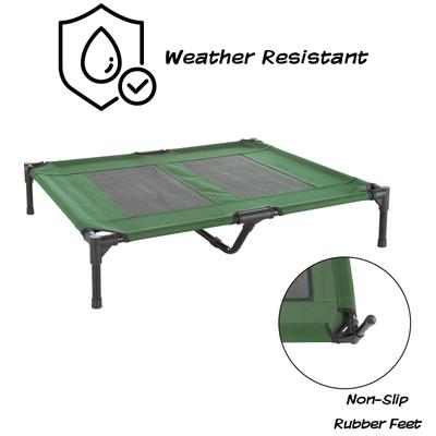 Show full view: Pet Adobe Elevated Dog Bed, Green, Large slide 4 of 10