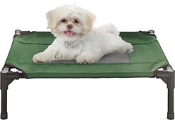 Pet Adobe Elevated Dog Bed, Green, Small