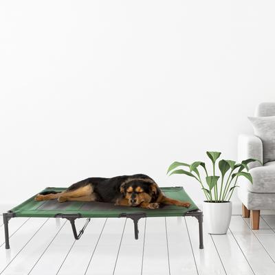 Show full view: Pet Adobe Elevated Dog Bed, Green, X-Large slide 7 of 10