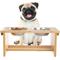 Show in main carousel: Pet Adobe Elevated with Bamboo Stand Dog & Cat Bowls, Natural slide 2 of 5
