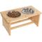 Show in main carousel: Pet Adobe Elevated with Bamboo Stand Dog & Cat Bowls, Natural slide 4 of 5