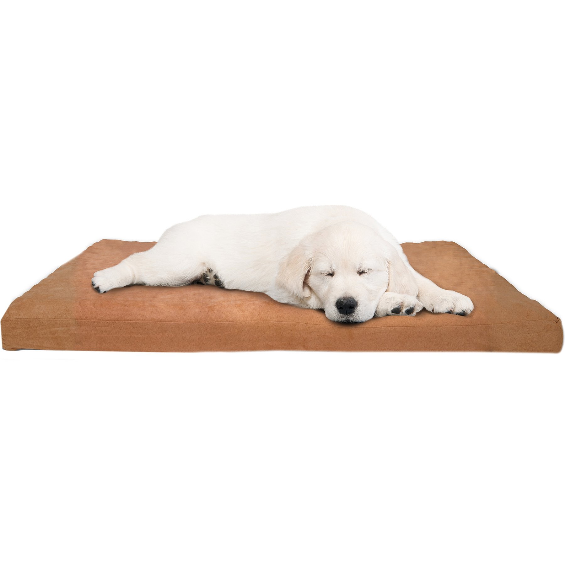 Pet Adobe Foam Covered Dog Bed, Brown, Large