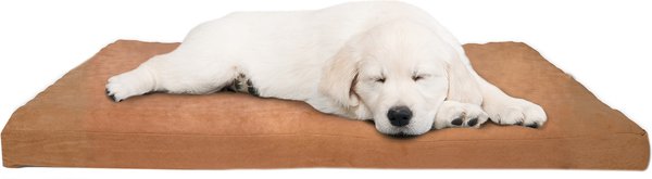 Show full view: Pet Adobe Foam Covered Dog Bed, Brown, Medium slide 1 of 8