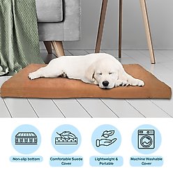 Pet Adobe Foam Covered Dog Bed, Brown, Medium slide 2 of 7