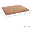 Show in main carousel: Pet Adobe Foam Covered Dog Bed, Brown, Medium slide 6 of 8