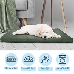 Pet Adobe Foam Covered Dog Bed, Forest, Large slide 2 of 7